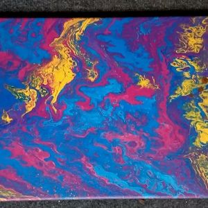 Pour paintings